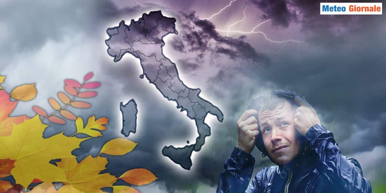 Meteo: forte perturbazione in arrivo, poi tregua e nuove piogge nel weekend