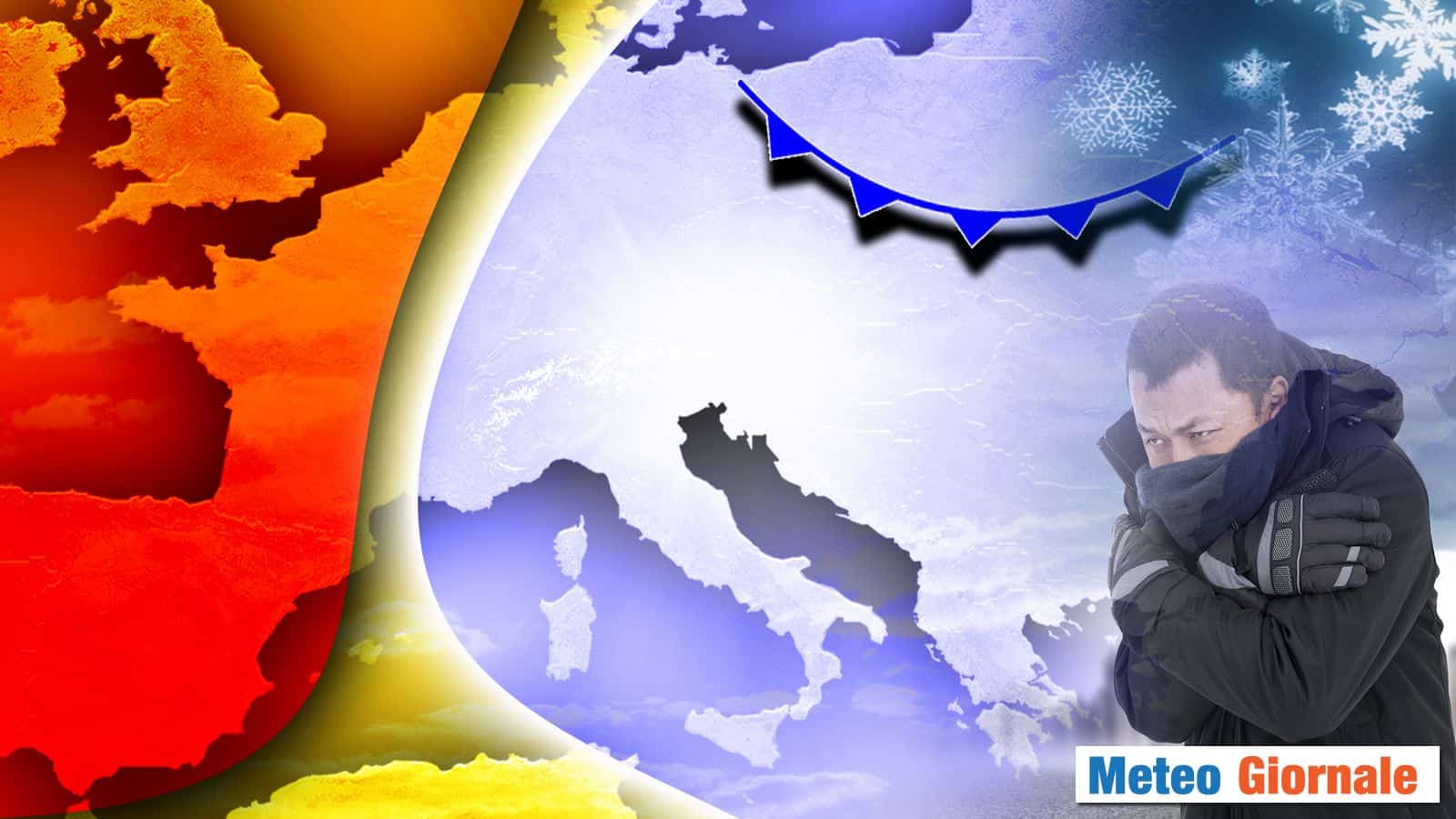 Meteo, CAMBIA TUTTO: Tramontana e Maestrale portano Freddo e temperature in calo