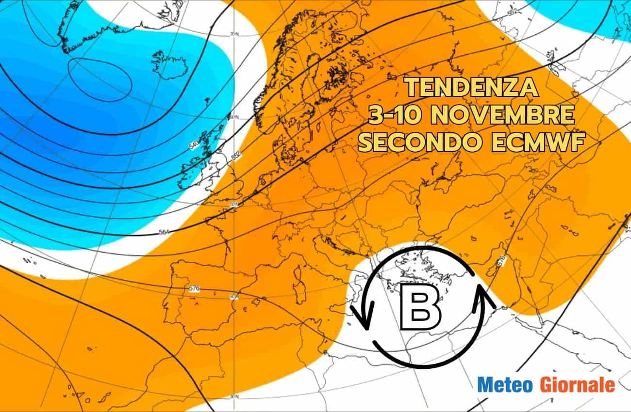 Inizio di Settimana molto INSTABILE, poi CAMBIA TUTTO. La TENDENZA secondo ECMWF