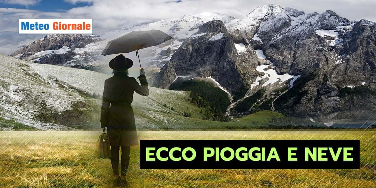 Meteo: il ritorno di PIOGGIA e NEVE. Abbiamo la data
