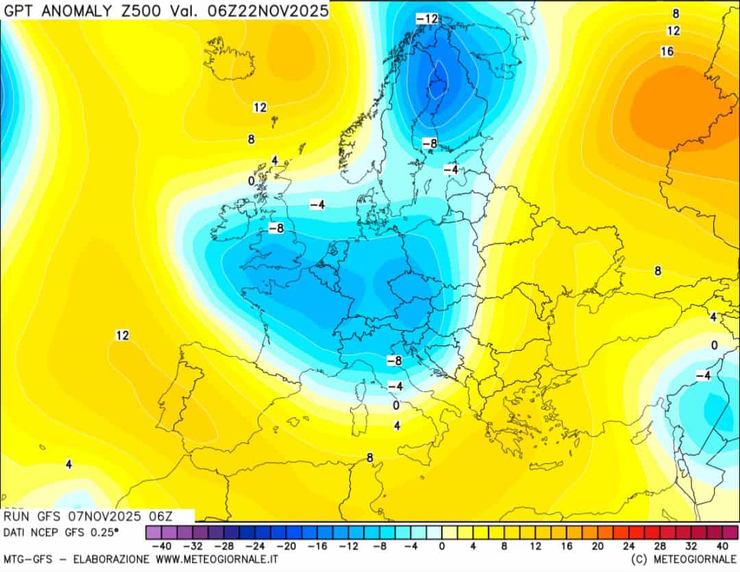 Irruzione fredda 22 novembre 