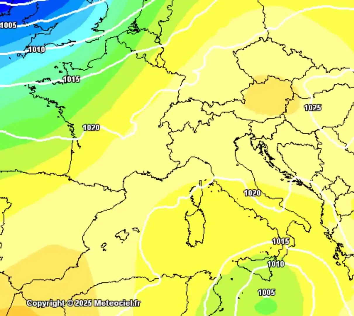 Primi giorni di dicembre: correnti oceaniche nettamente più miti anche se non è detto che ci sia sempre sole e clima asciutto.