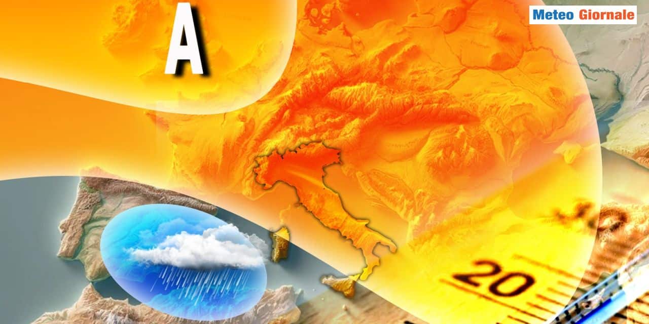 Meteo: l’anticiclone sarà più breve e torna la pioggia, ecco da quando