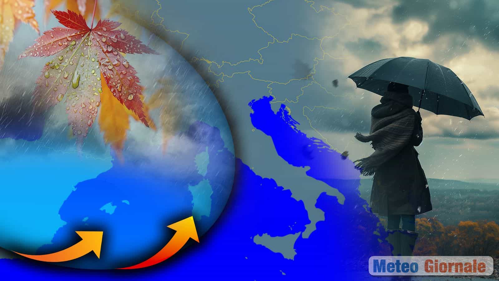L’Atlantico si impone: ecco in quali regioni pioverà abbondantemente