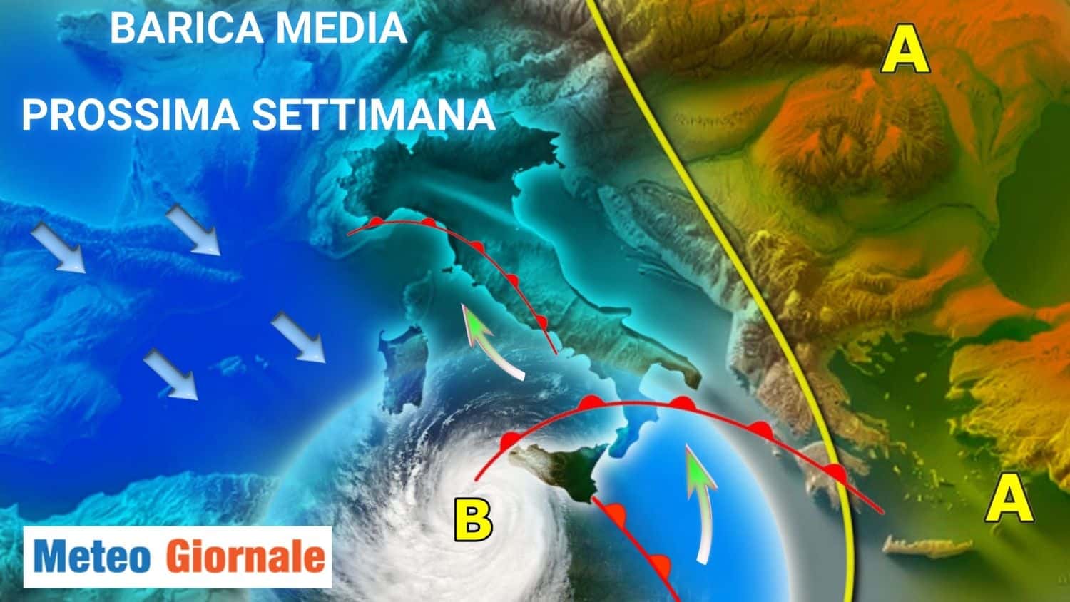 Prossima settimana: su alcune aree bella pioggia, su altre scarse. I dettagli