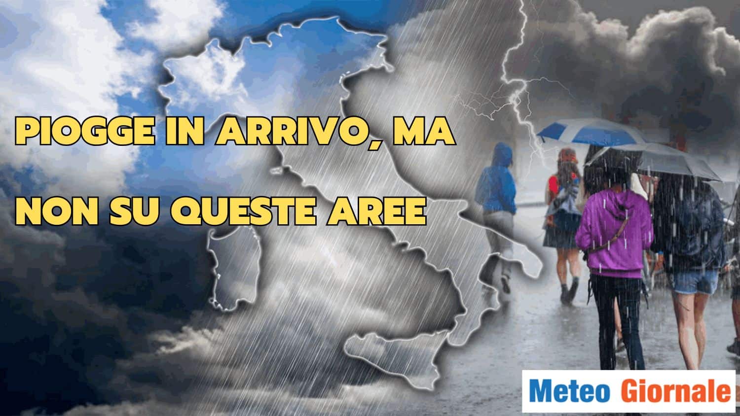 Prossimi 7 giorni a secco di piogge su queste aree. Ecco quali con mappa