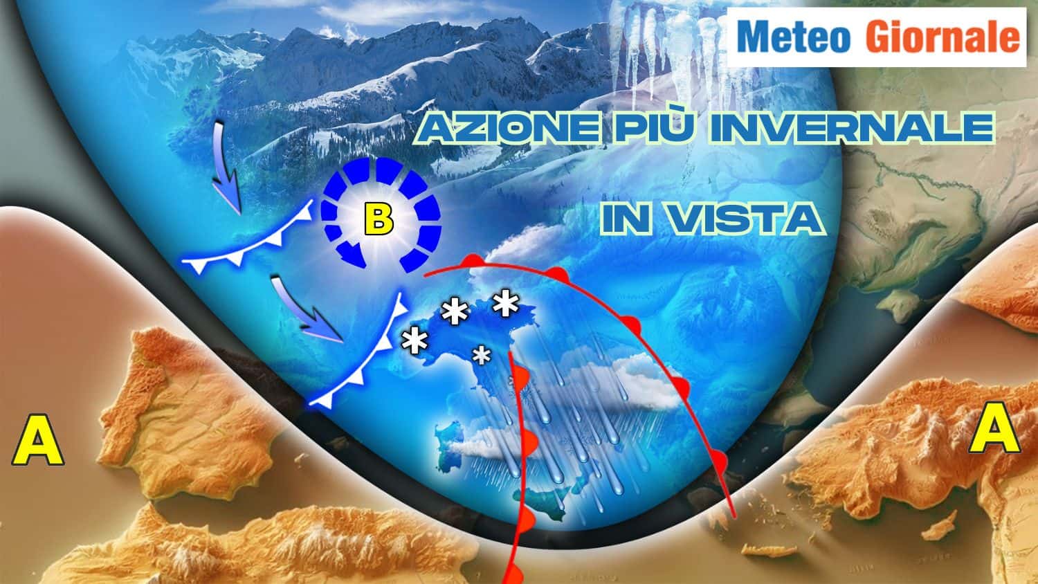 Conferme per un “semifreddo” nel menu di questo Novembre con neve medio bassa. Ecco quando e dove
