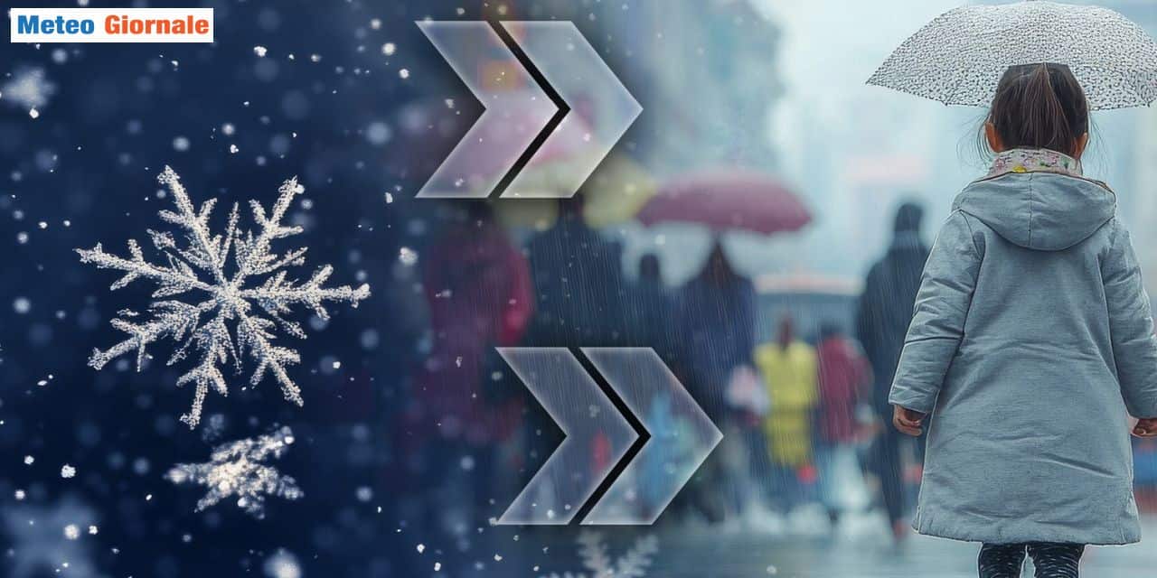 Meteo: prima neve dell’inverno in arrivo, segnate queste date