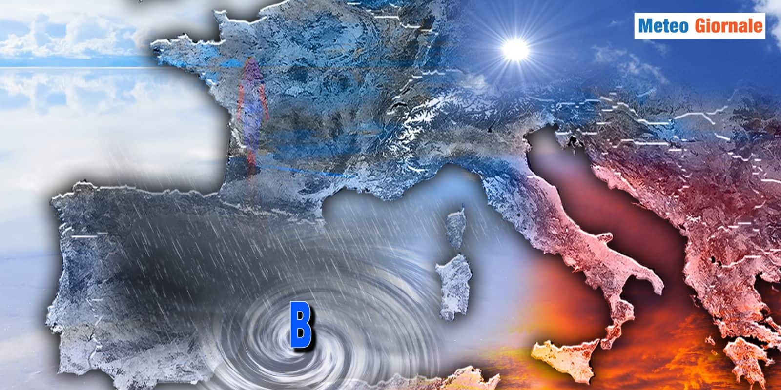 L’ANTICICLONE prima della rivincita, potente, dell’Autunno. Col FREDDO e il MALTEMPO