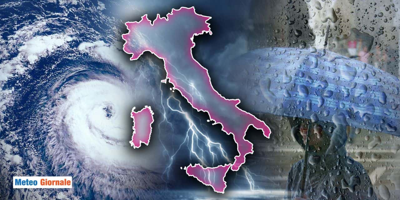 Meteo: dal 20 Novembre 5 giorni di severo maltempo