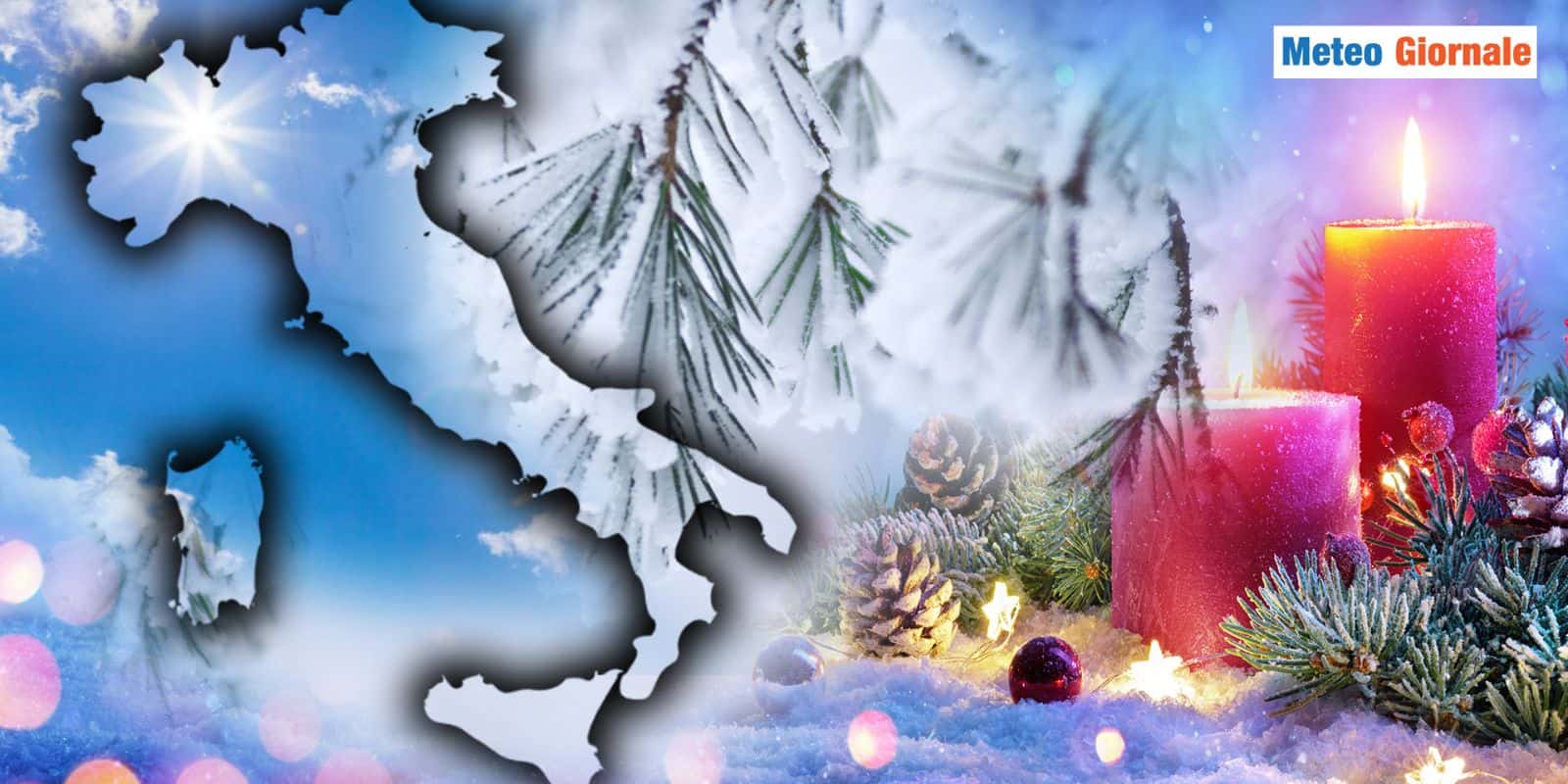 Meteo di Natale, CALDO e FREDDO alla prova del nove. Chi la spunterà? La risposta