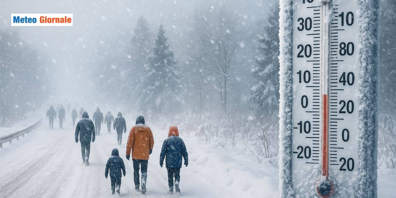 Neve in pianura Padana: Lunedì 24 è il giorno giusto