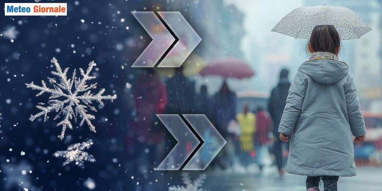 Meteo: l’Inverno piomberà improvviso, arriva la neve a bassa quota