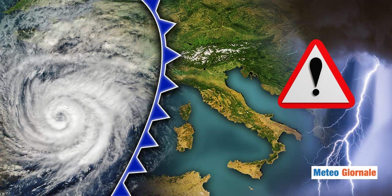 Dicembre parte col maltempo: lungo fronte di 1000 km in Italia