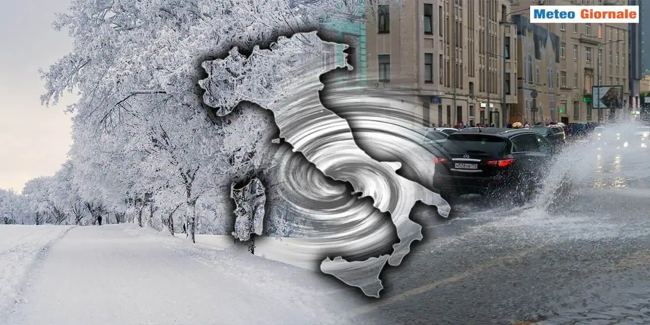 Arriva il freddo col maltempo