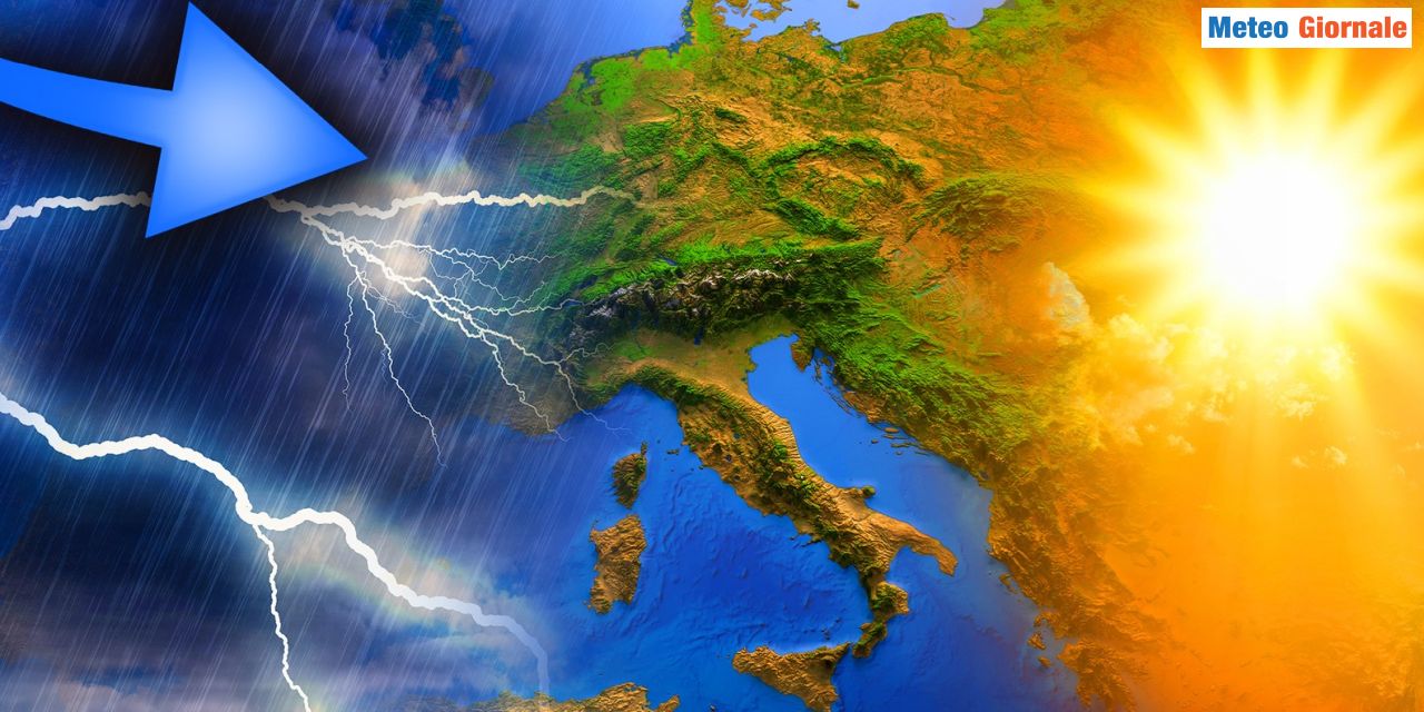 Torna la pioggia per le correnti atlantiche