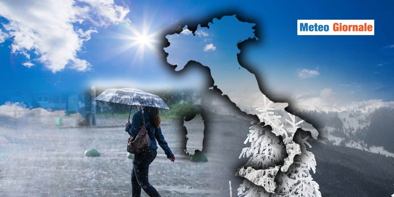 Impressionante ribaltone meteo, dai 20 gradi alla neve a bassa quota, i dettagli