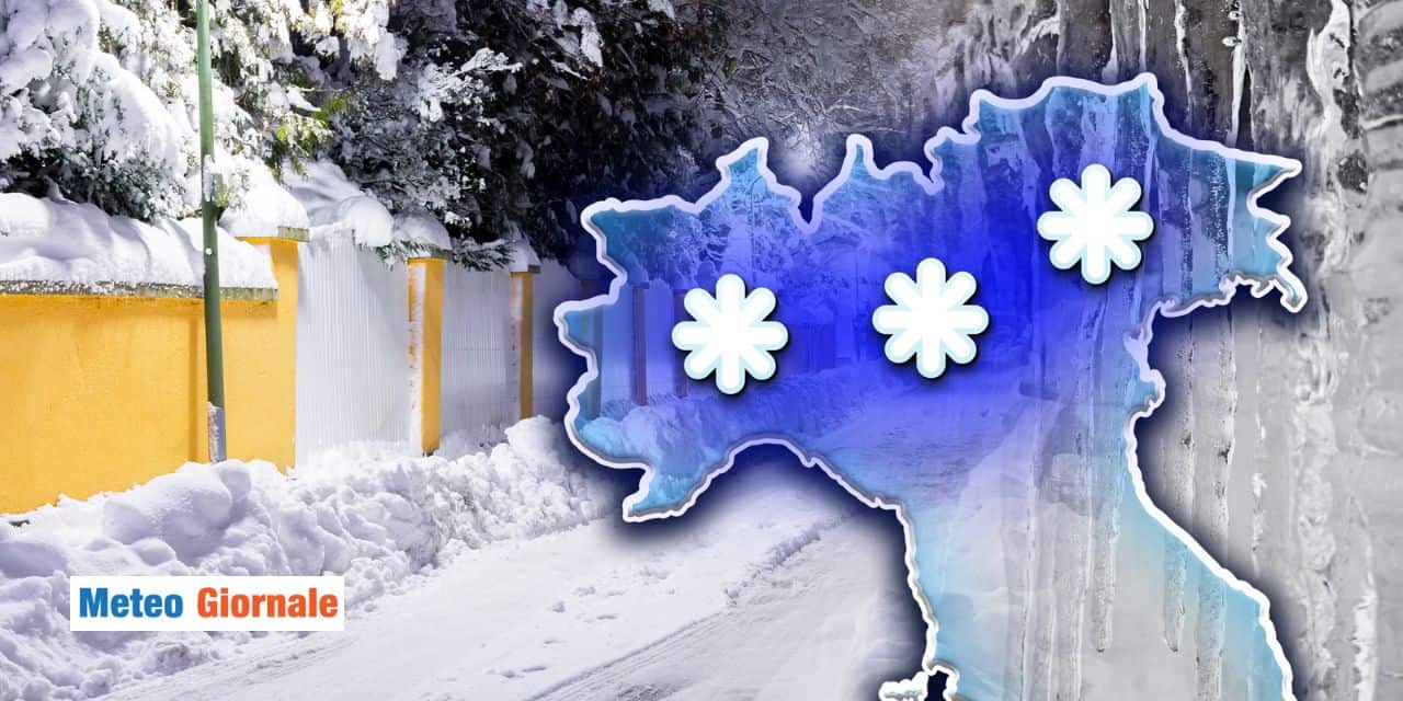 Neve FORTE in Valle Padana: non sarebbe in contrasto col Global Warming