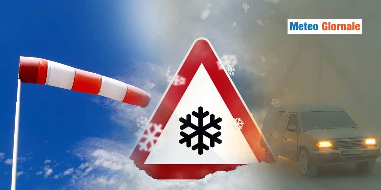 Meteo: Sabato 3 e Domenica 4, l’Italia bersaglio del FREDDO invernale