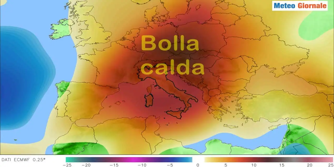 Anomalia in tutta Europa