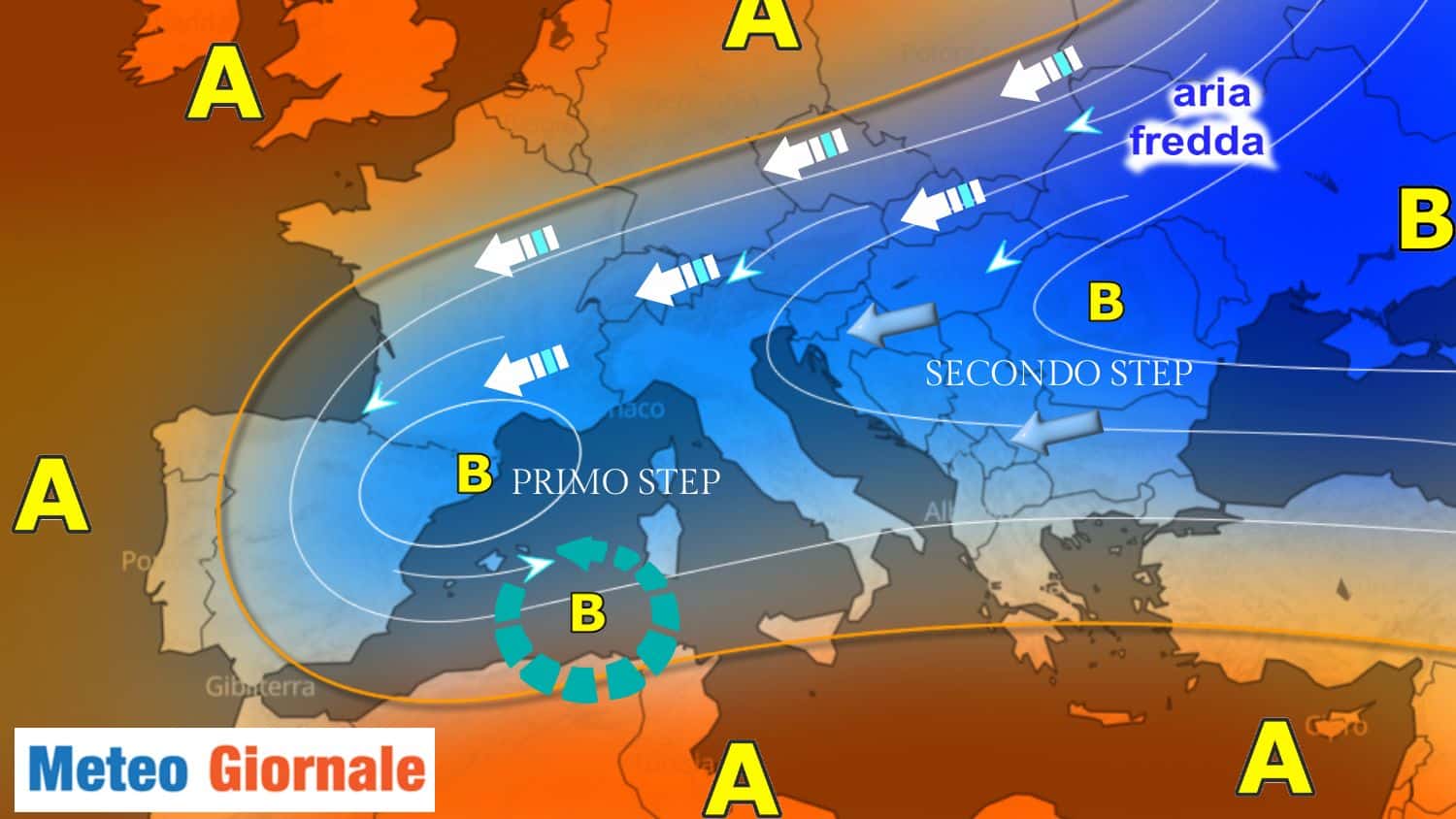 Ipotesi traiettoria fredda per le feste e conseguenze per l’Italia