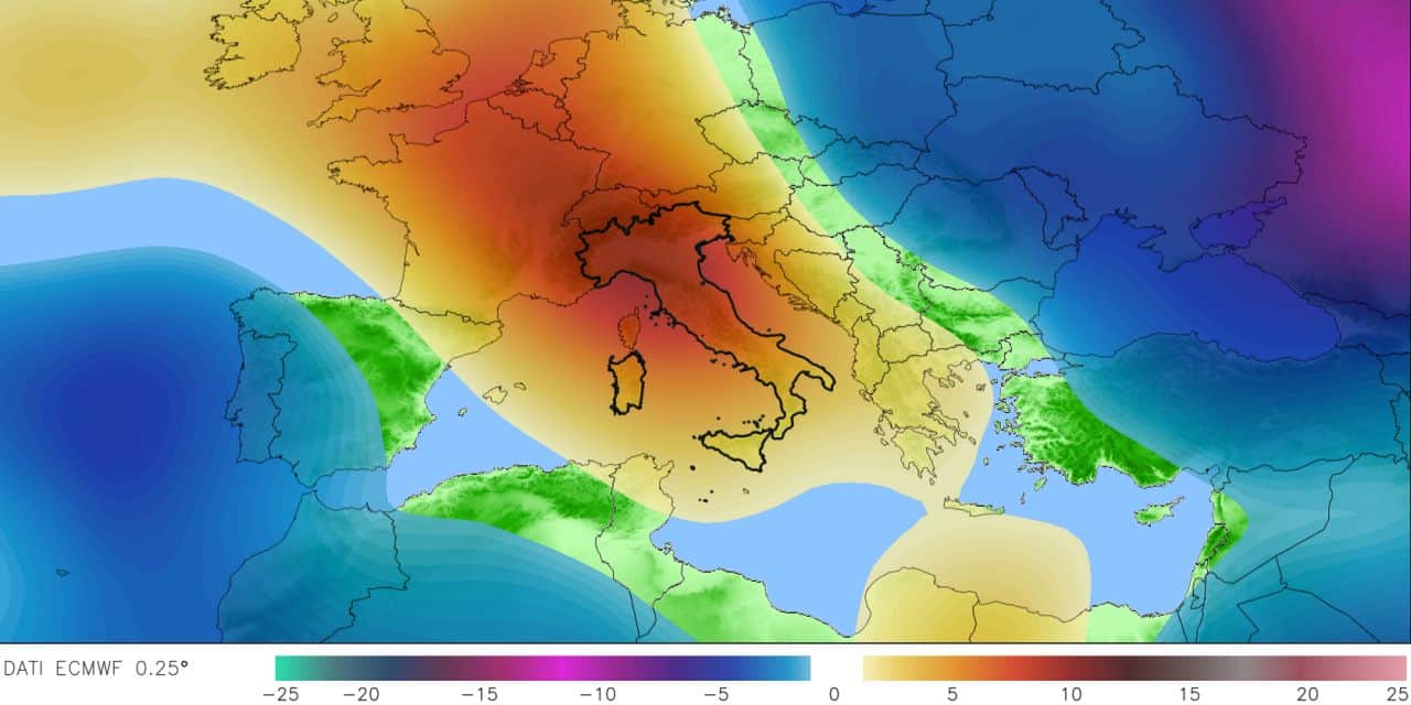Meteo di fine anno: dietrofront inverno e “bolla di caldo” sull’Italia