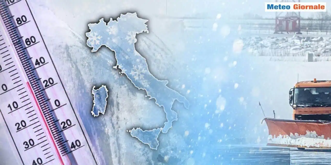 Italia tra gelo e neve