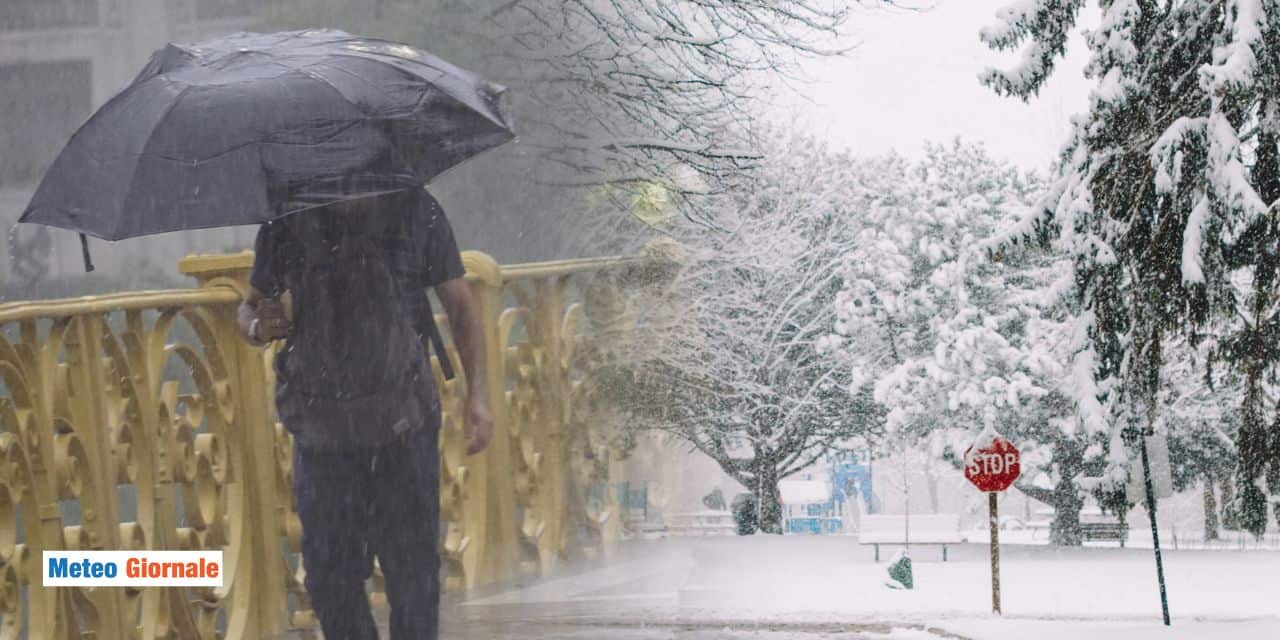 Maltempo del Weekend, molte regioni sotto pioggia e neve