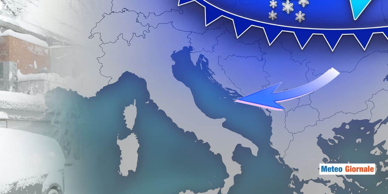 Partenza gelida del 2026, freddo e neve dalla Russia