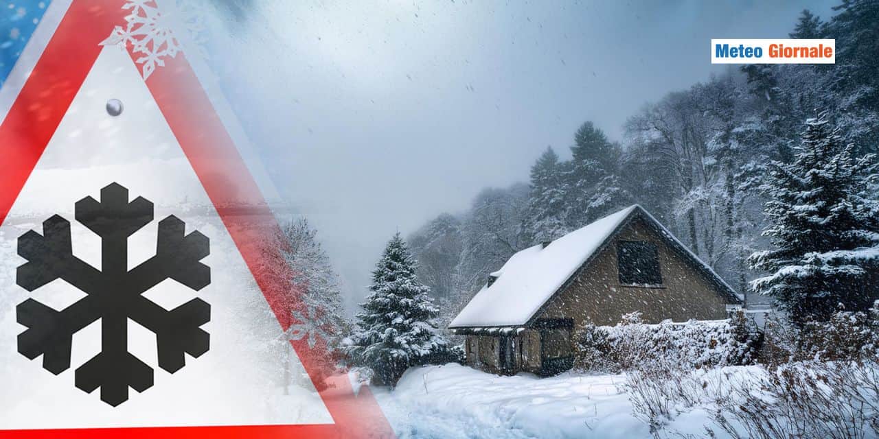 Forte NEVE Martedì 16, oltre 50 cm su due regioni