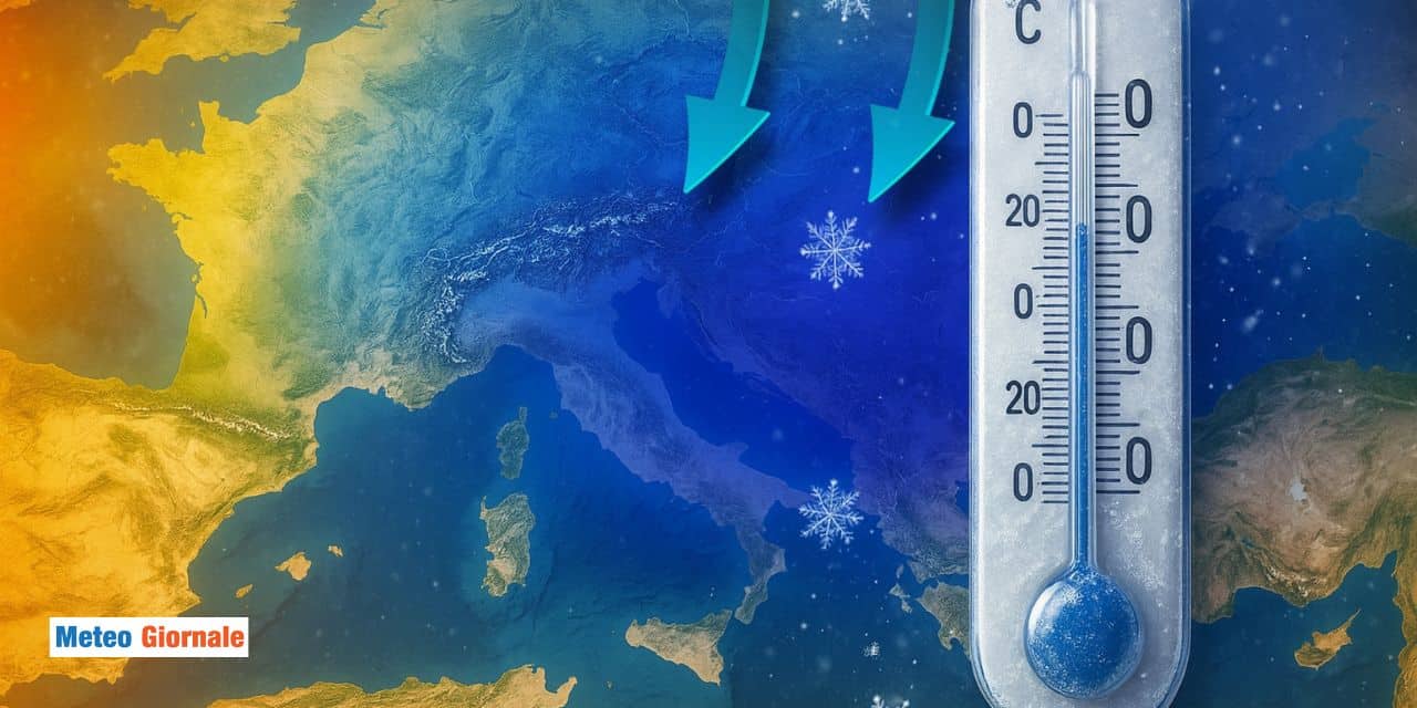 Si ferma tutto al Polo Nord, ghiotta occasione per la neve in Italia