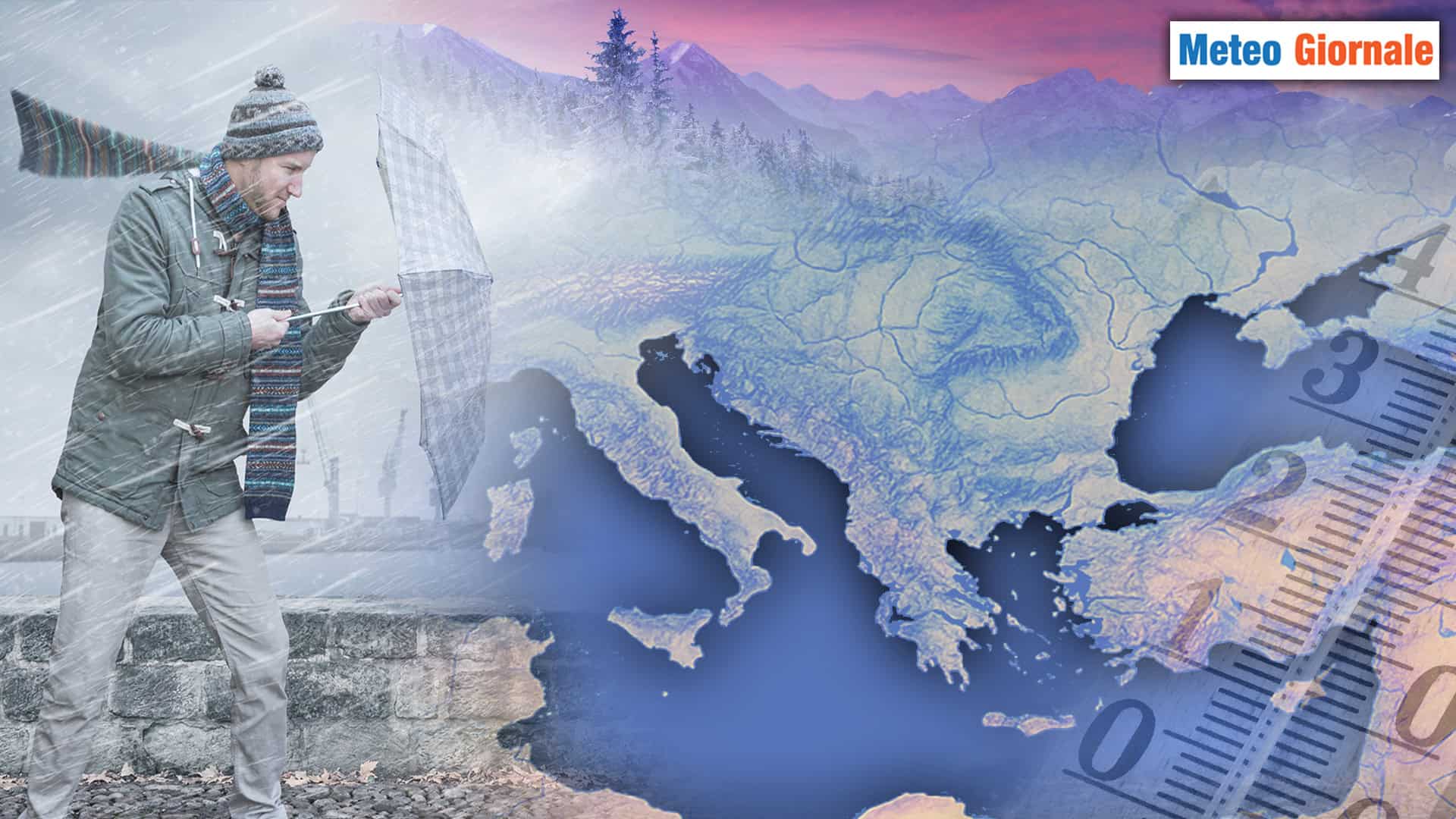Prossimi giorni dal sapore invernale, con Freddo, Neve e maltempo