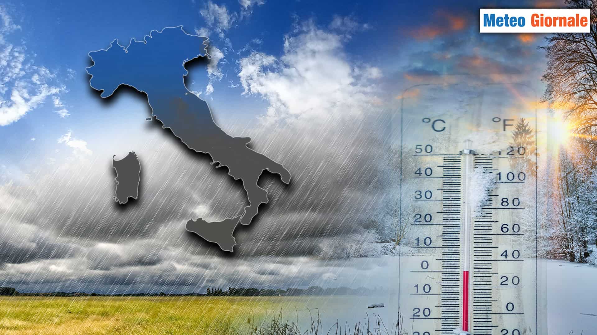 Temperature: dai venti miti al Sud, al ritorno del freddo al Nord