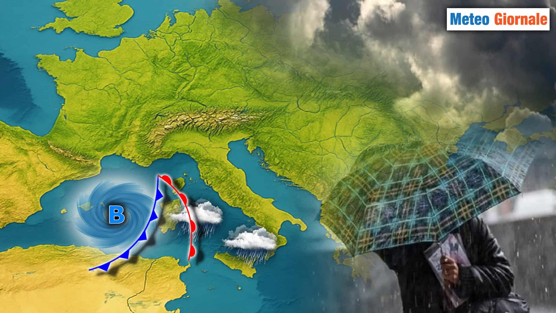 Weekend: il meteo peggiora, Perturbazione in transito