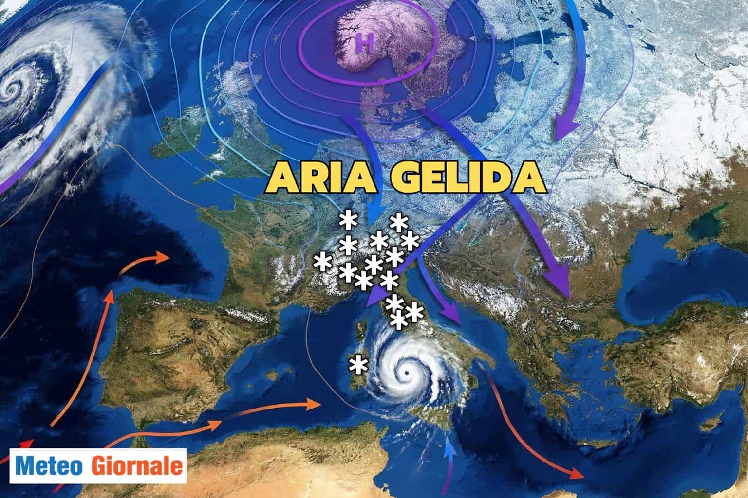 Blocco in Scandinavia avvia un nuovo evento di acuto freddo polare
