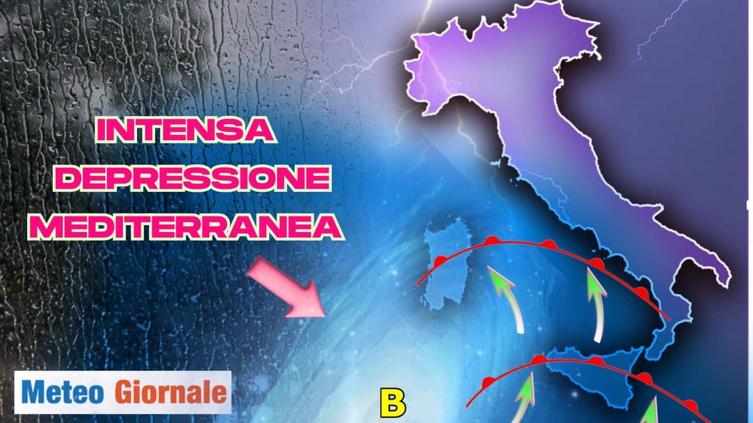 Pesante maltempo in vista su 3 regioni: fino a 100/200 mm di pioggia in 24 ore. Ecco dove e quando