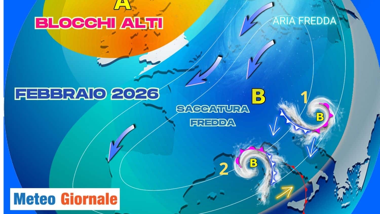 Nel corso di febbraio 2026, molte potenzialità per circolazione spesso fredda. Le ultimissime