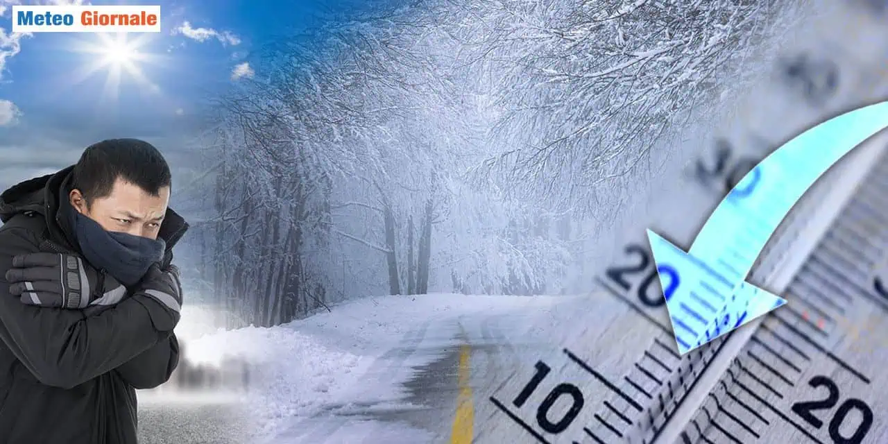Freddo e neve sull'Italia