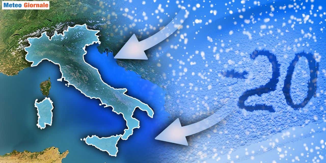 Grande gelo e Buran in rotta sull’Europa, sarà il peggiore dal 2012