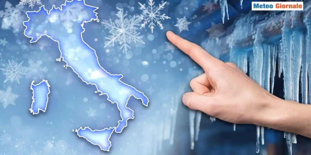 Il gelo intenso nella seconda parte dell'inverno