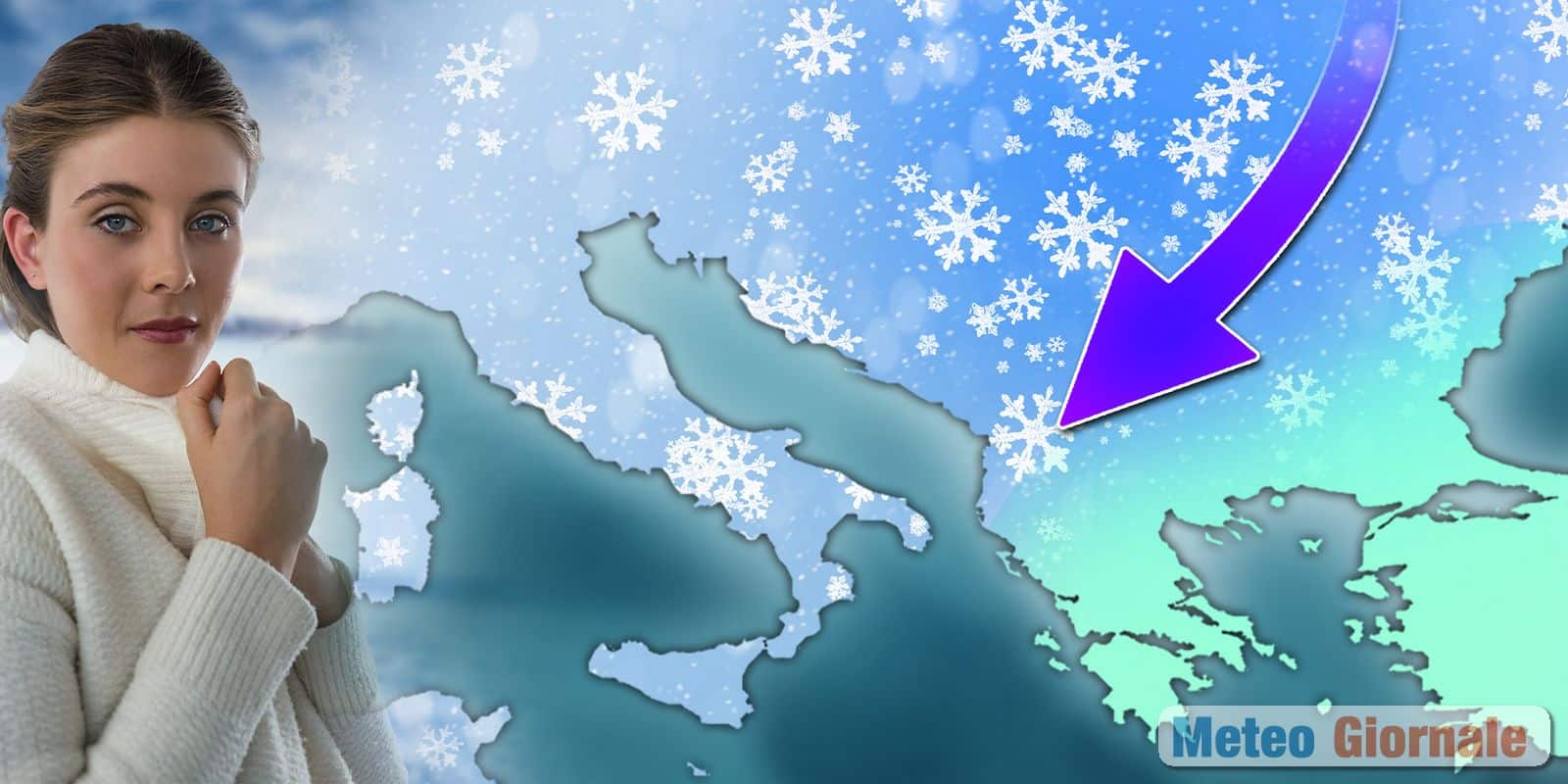 Meteo nelle prossime ore neve sulle coste in queste regioni