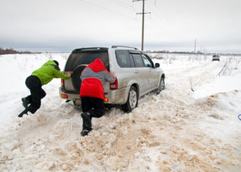 Neve intensa in Toscana.