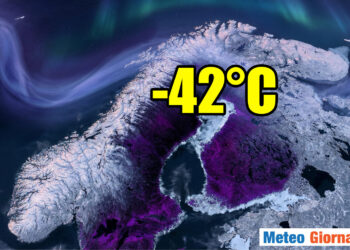 Scandinavia gelo sino a 42 gradi sotto zero.