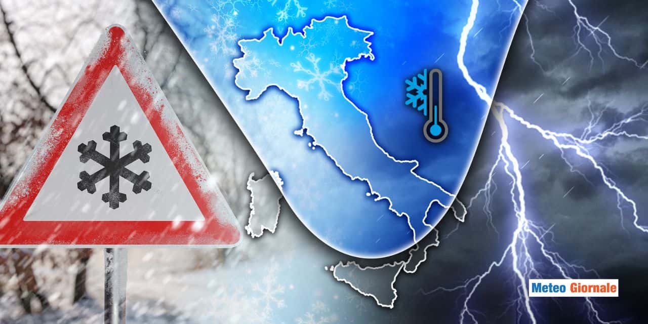 Vortice polare in frantumi, gelo e neve vanno a spasso e punteranno l’Italia