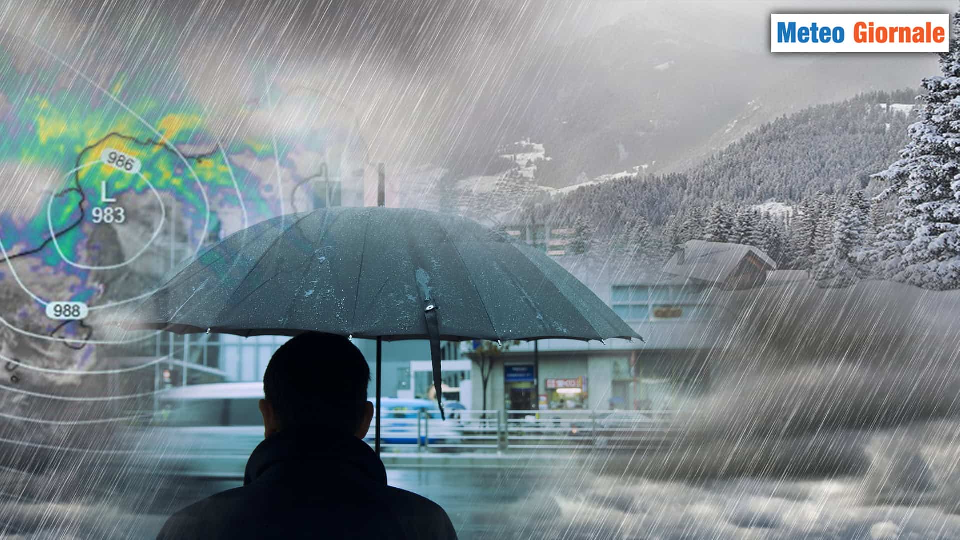 Ciclone in Azione: Weekend di Piogge, Vento e Neve sull’Italia