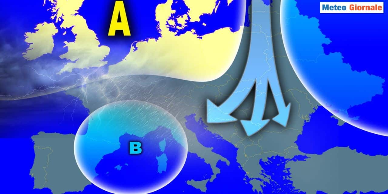 Weekend tempestoso, ma incombe il freddo artico e tutto cambierà
