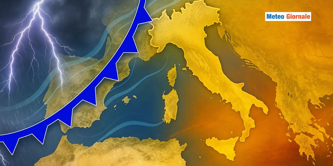 Ciclone ad ovest dell’Italia, cosa cambia dal weekend