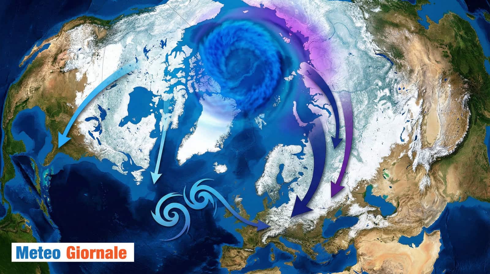 Le probabilità che il gelo Nord americano piombi in Europa: connessioni e dinamiche