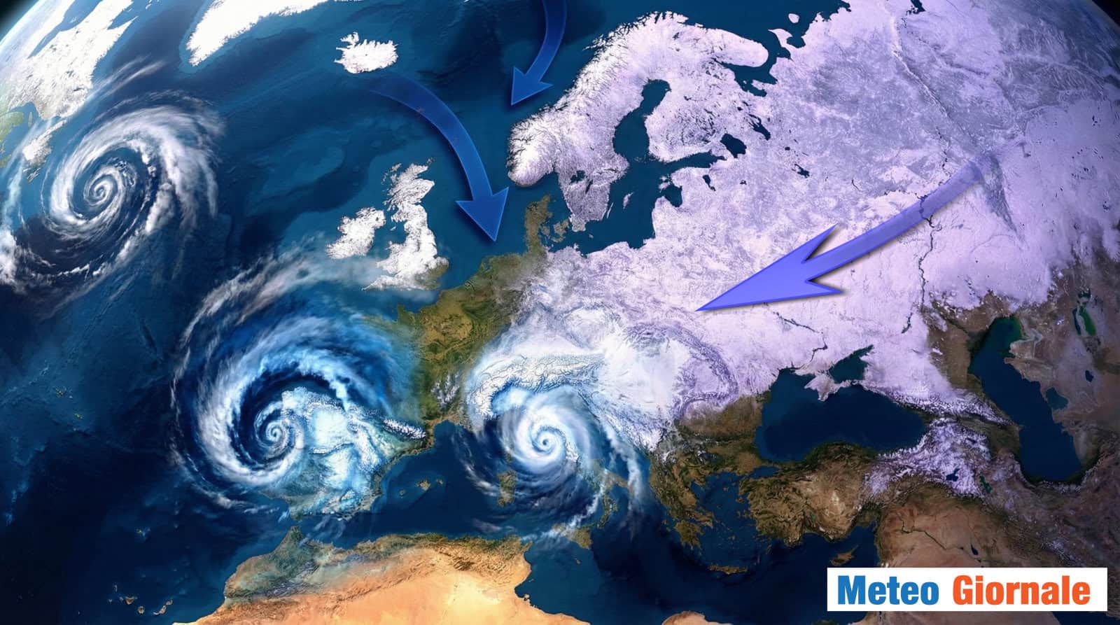 Il fragile equilibrio mite sull’Italia tende a rompersi. Escalation freddo e neve al Nord