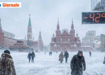 I record di freddo a Mosca.